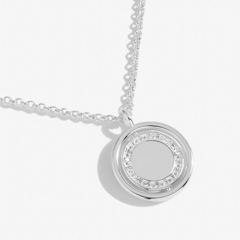Joma Jewellery Sentiment Spinners - Wish - Silver Necklace