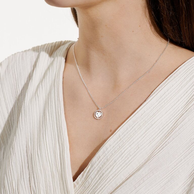 Joma Jewellery Sentiment Spinners - Friendship - Silver Necklace
