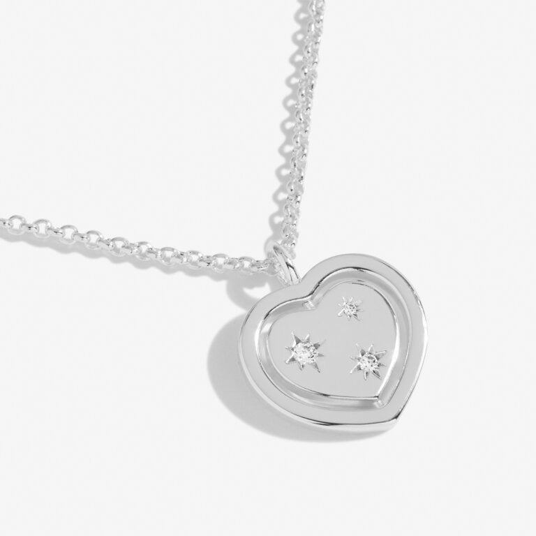 Joma Jewellery Sentiment Spinners - Friendship - Silver Necklace