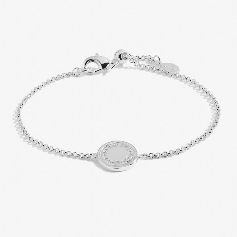 Joma Jewellery Sentiment Spinners - Wish - Silver Bracelet