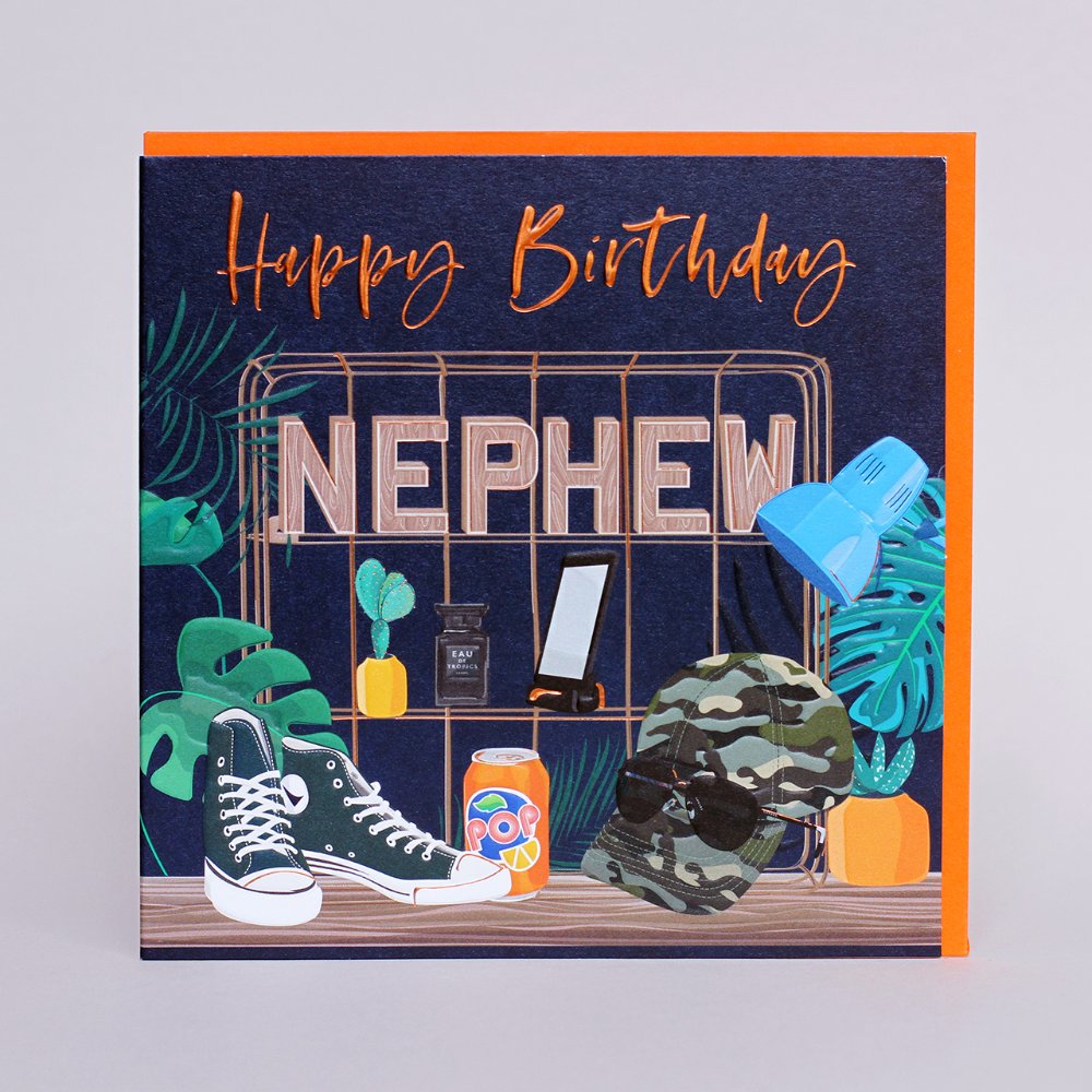 Belly Button Happy Birthday Nephew Card