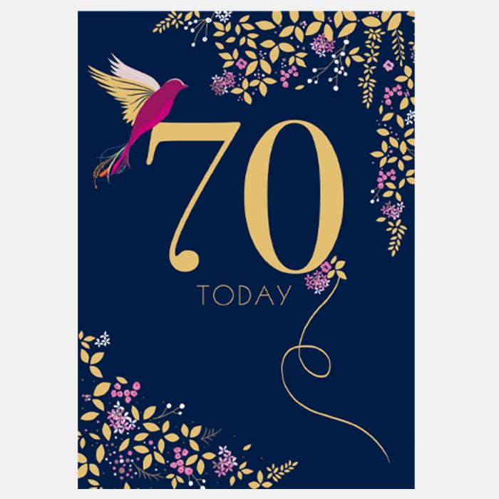 Sara Miller by The Art File - 70th Birthday Card