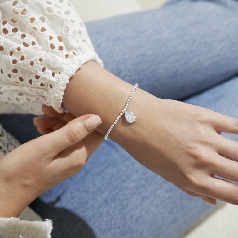 Joma Jewellery - 'A Little February Violet' Birthflower Bracelet