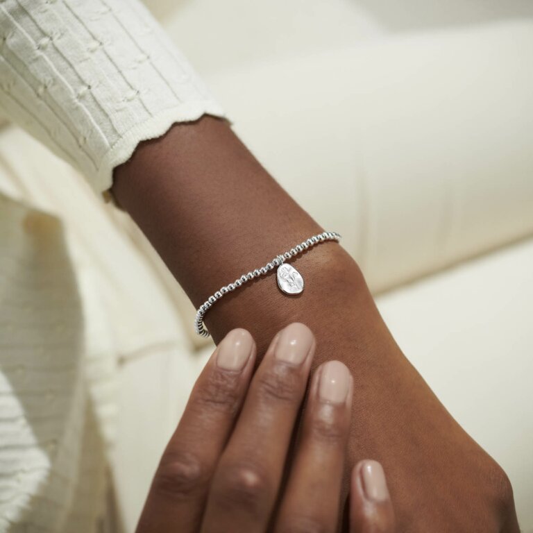 Joma Jewellery - 'A Little October Cosmos' Birthflower Bracelet
