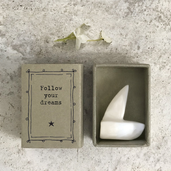 East of India Matchbox - Follow Your Dreams
