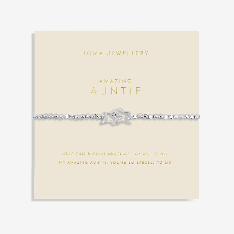 Joma Jewellery Forever Yours - 'Amazing Auntie' Bracelet