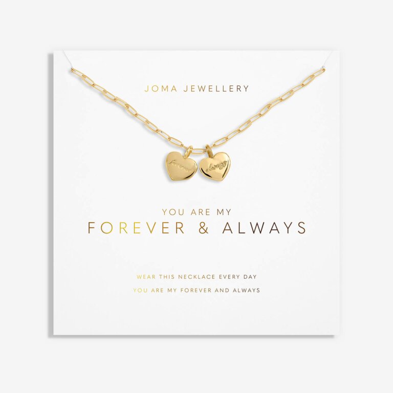 Joma Jewellery -My Moments - You are my Forever & Always Necklace - Gold