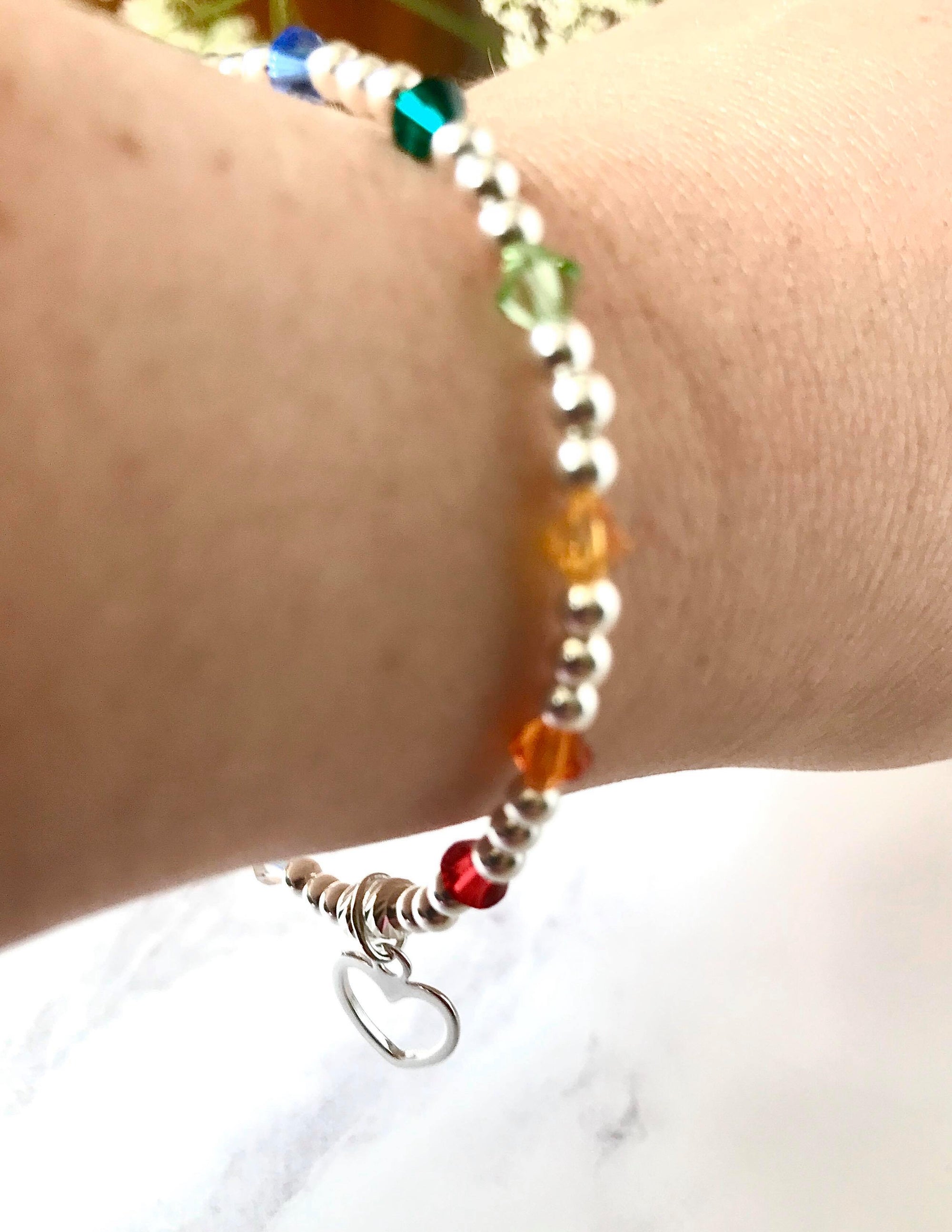 Jolu Jewellery Rainbow Love Bracelet 🌈