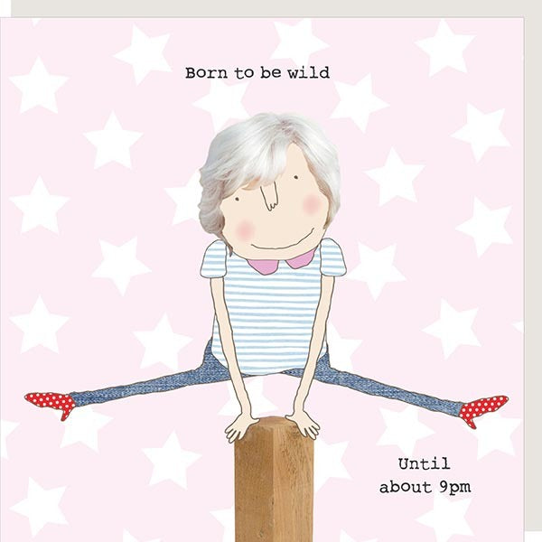 Rosie Made A Thing - Wild until 9 - Blank Card