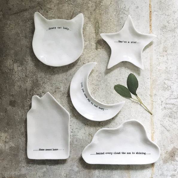 East of India - Ceramic Dish - Crazy Cat Lady
