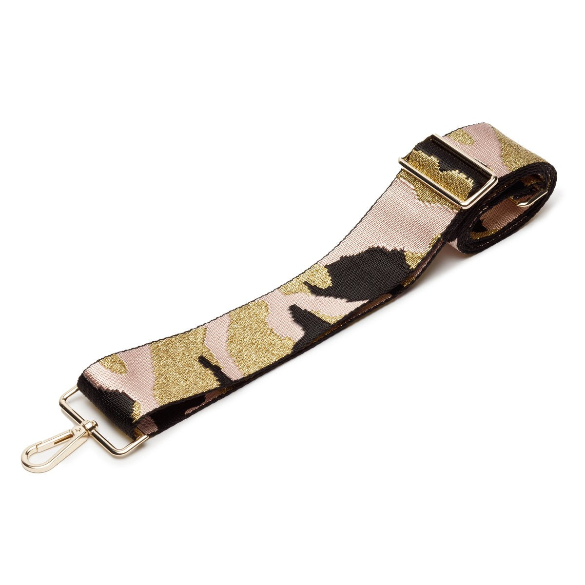 Elie Beaumont Designer PINK CAMO Adjustable Crossbody Bag Strap
