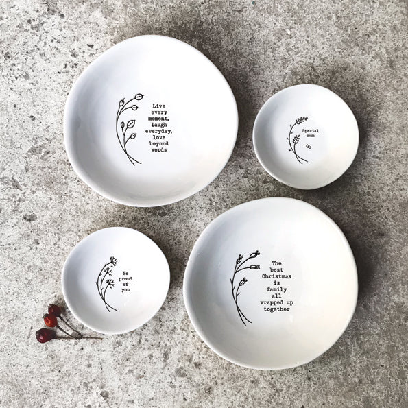 East of India Small Hedgerow Bowl - Special Mum