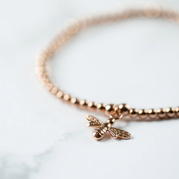 Jolu Jewellery Rose Gold Queen Bee Chloe Bracelet
