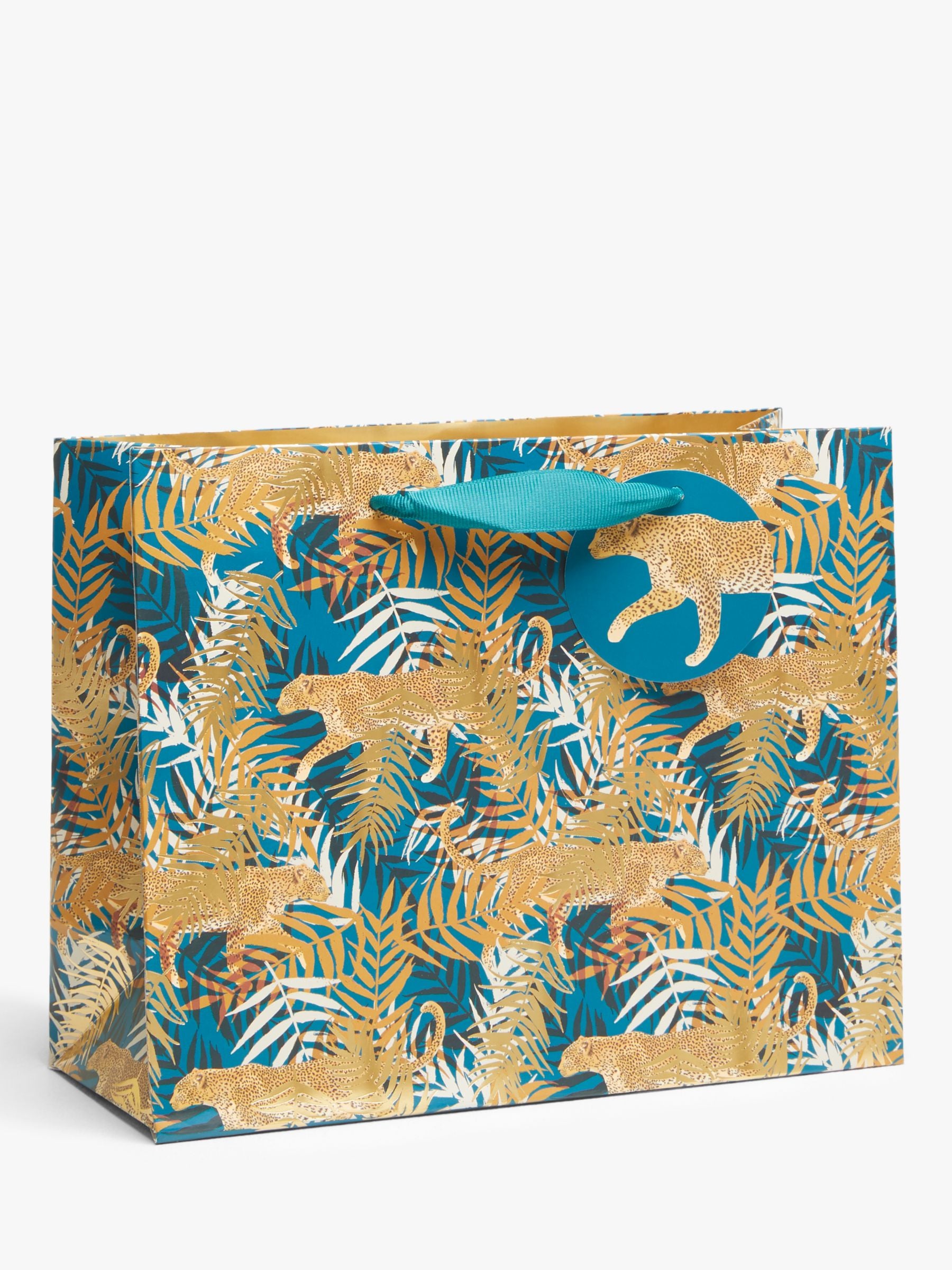 The Art File Leopard Medium Landscape Gift Bag