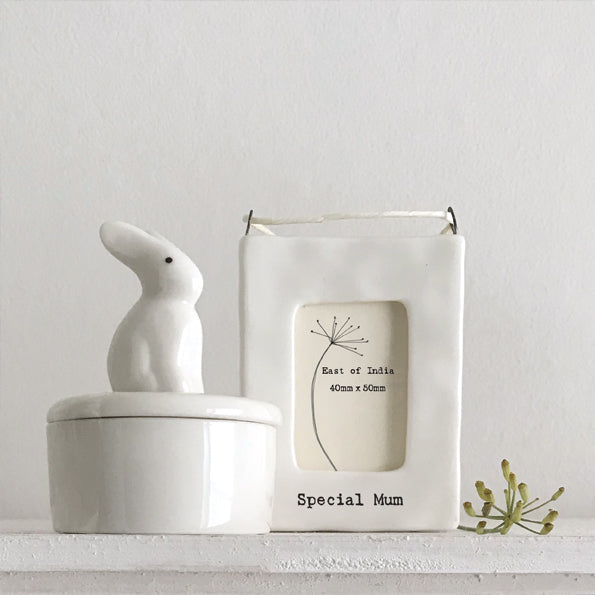 East of India Porcelain Mini Hanging Frame - Special Mum