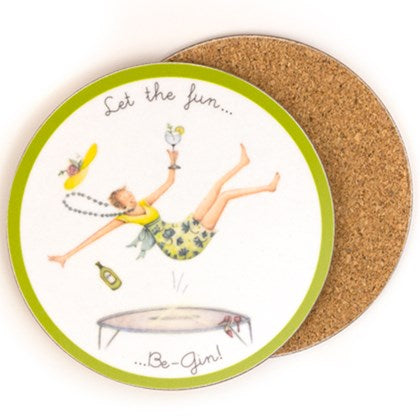 Berni Parker Coaster - Let the Fun Be-Gin
