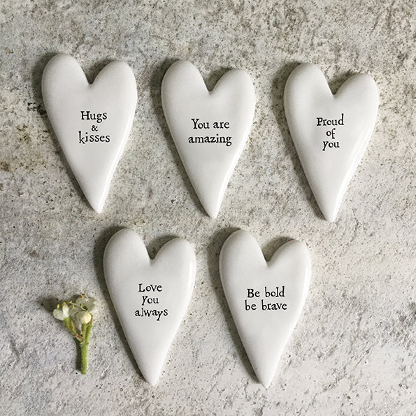 East of India Tiny Heart Token - Proud of You