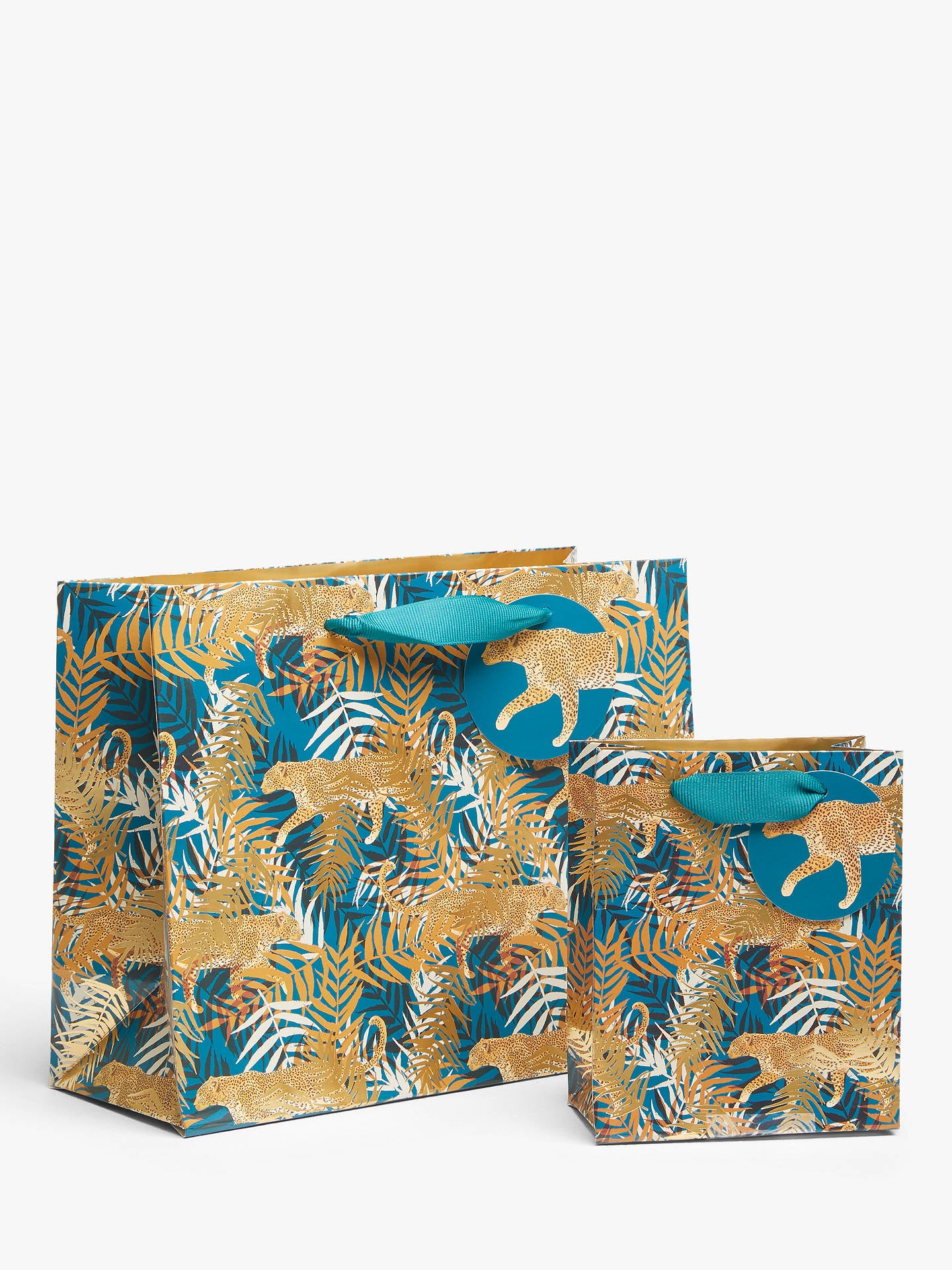 The Art File Leopard Medium Landscape Gift Bag