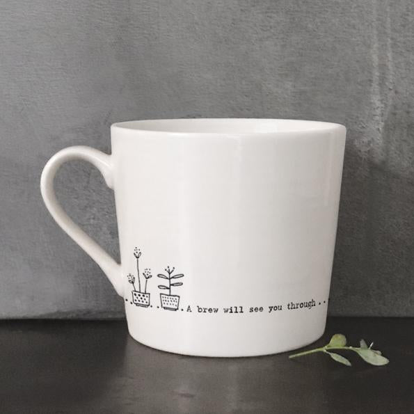 East of India Wobbly Mug - A Brew Will...