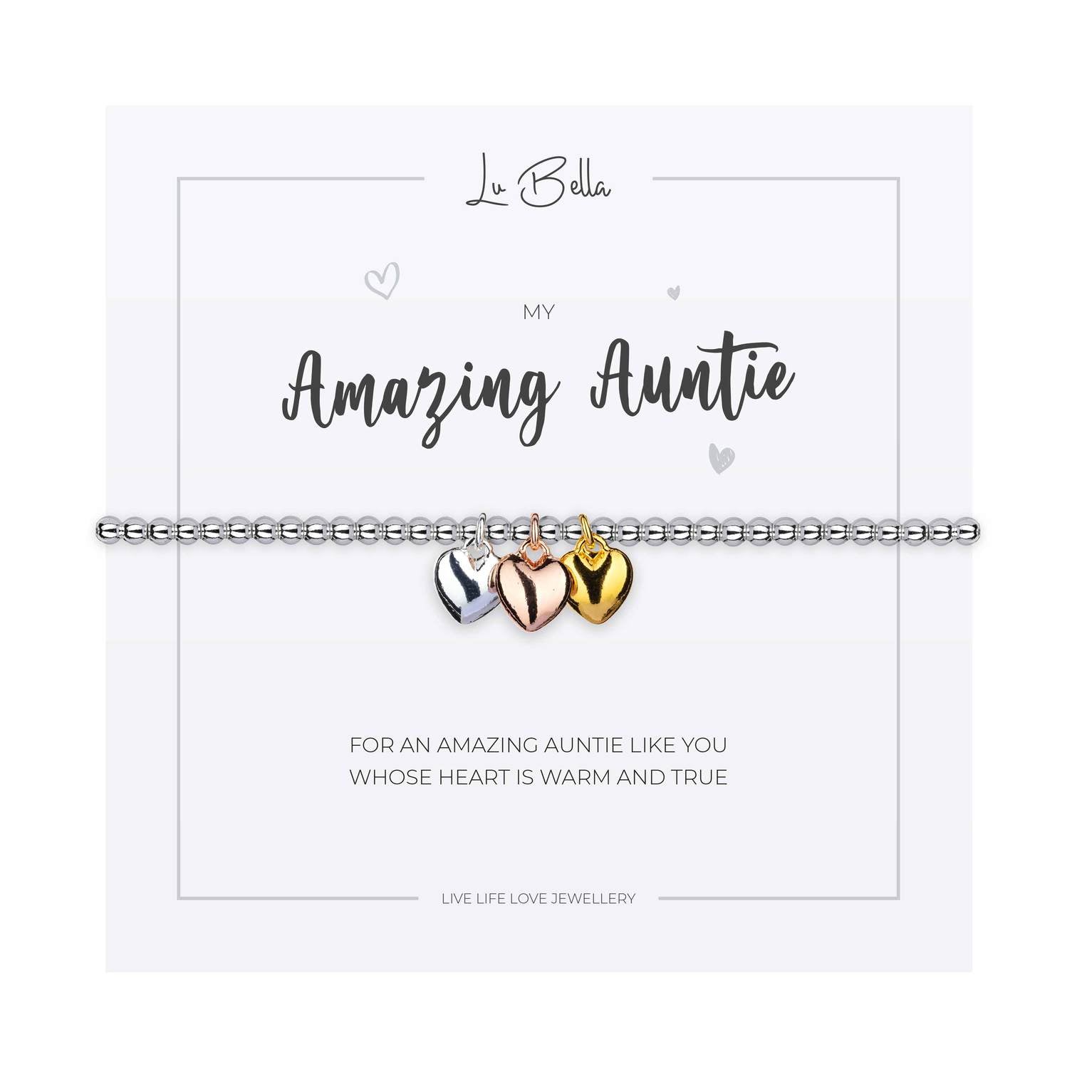 Lu Bella - My Amazing Auntie Sentiments Bracelet