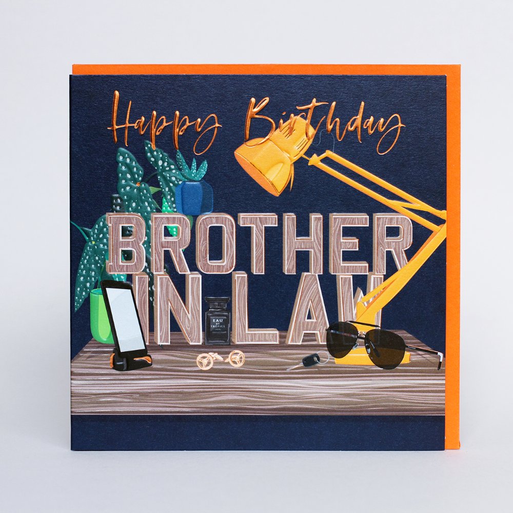 Belly Button Happy Birthday Brother-in-Law Card