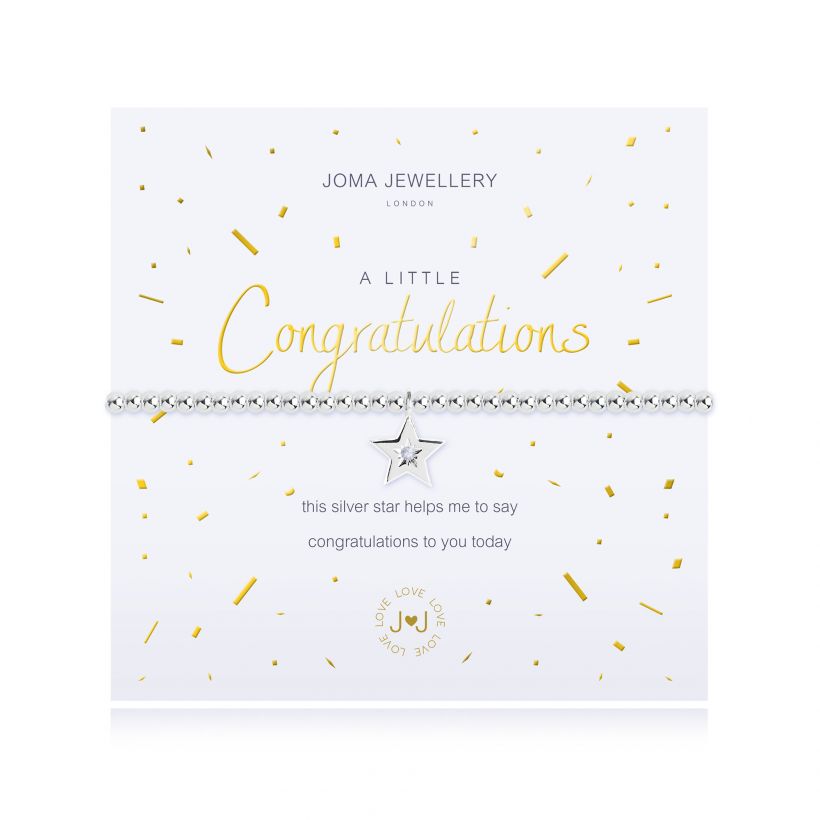 Joma Jewellery A Little Congratulations Bracelet