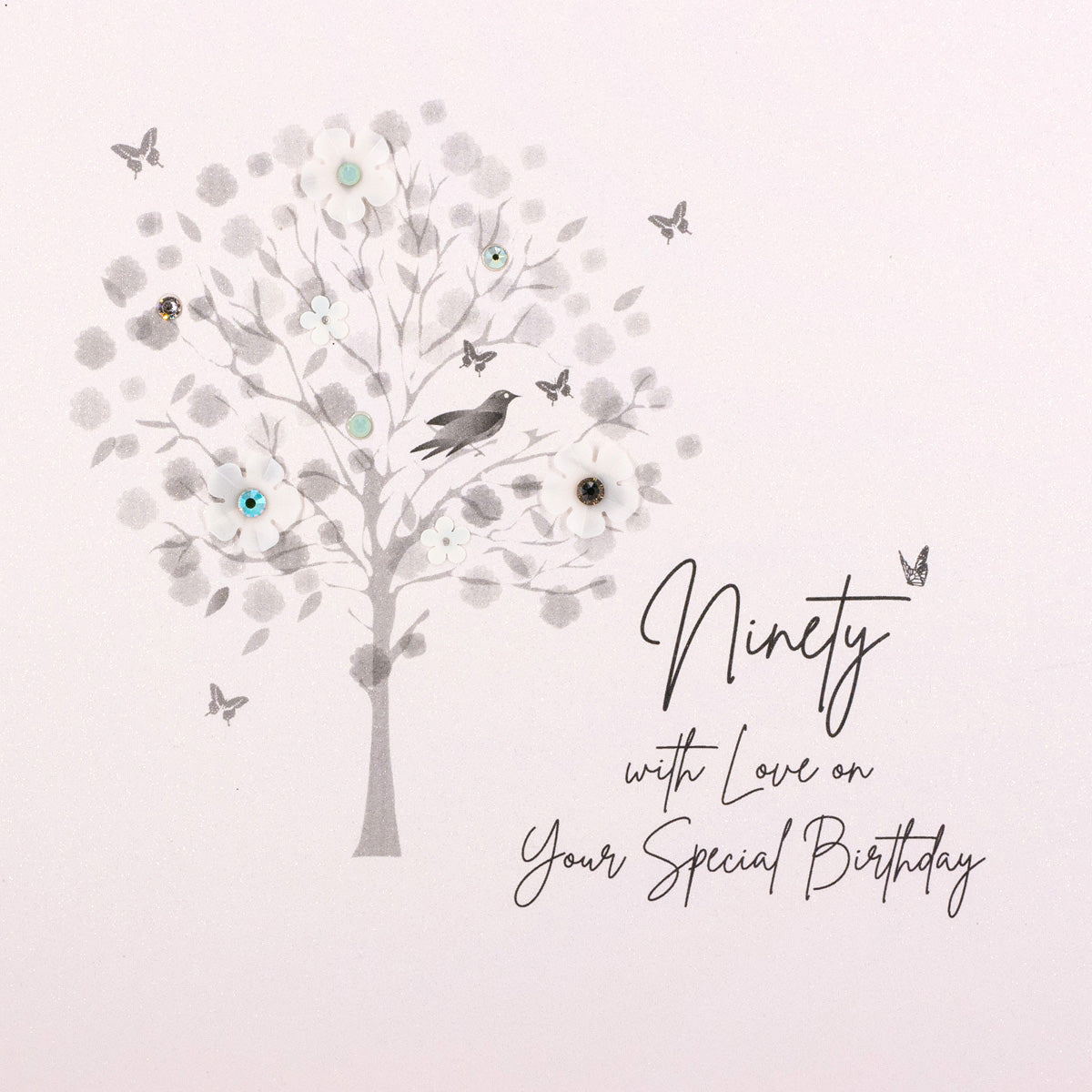 Five Dollar Shake 90th Special Birthday Card - Tree