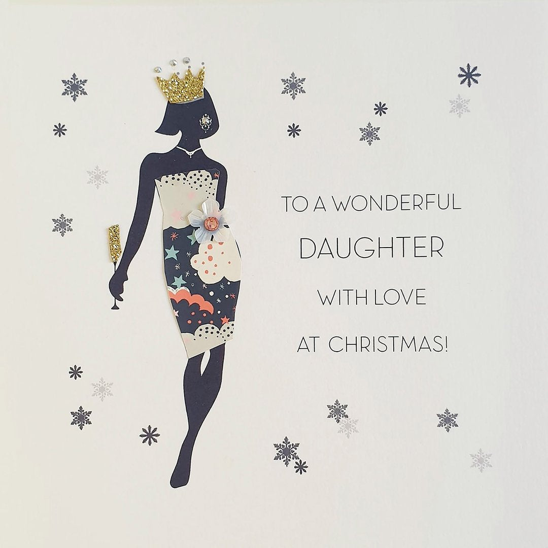 Five Dollar Shake Wonderful Daughter Christmas Card