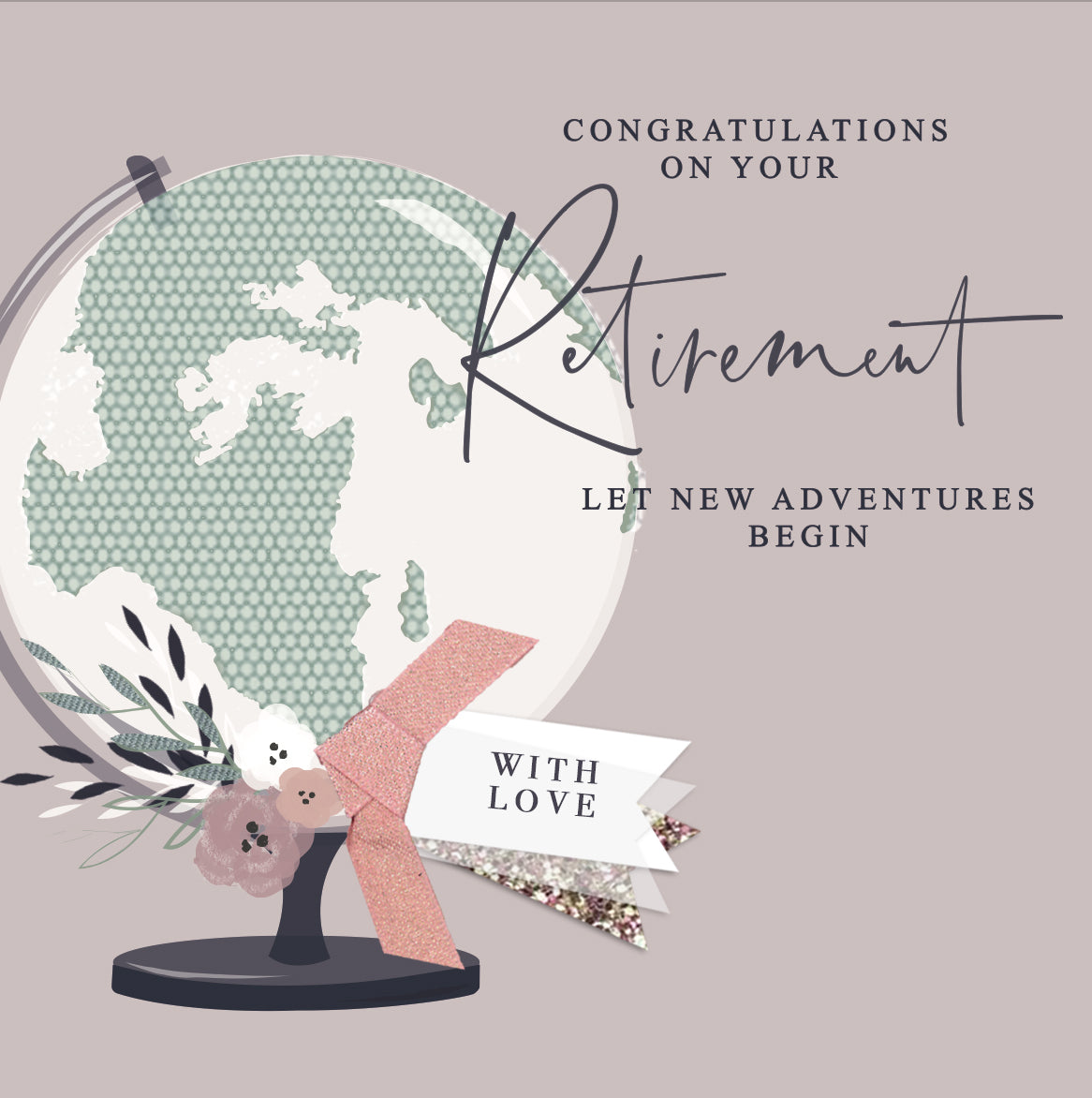 The Handcrafted Card Company Retirement New Adventures Card