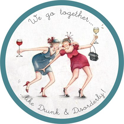 Berni Parker Coaster - Drunk & Disorderly