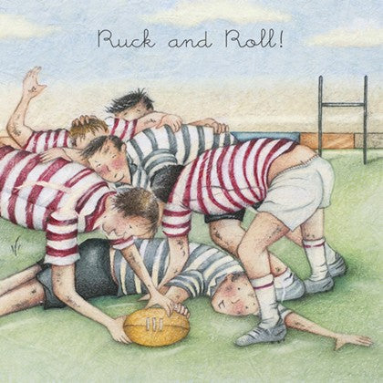 Berni Parker Blank Card - Ruck & Roll