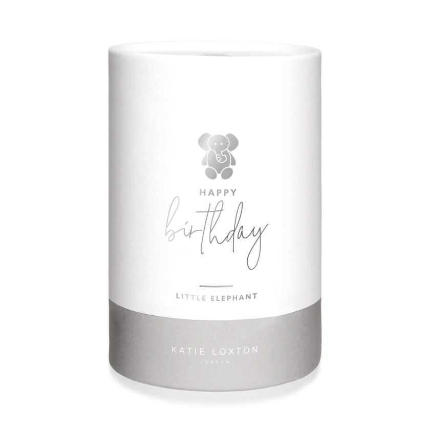 Katie Loxton Elephant Baby Soft Toy - Happy Birthday