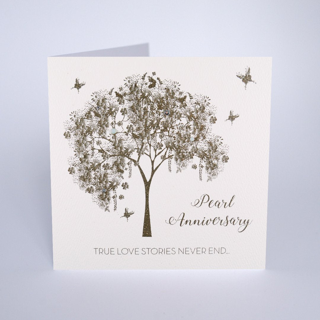 Five Dollar Shake Pearl Anniversary Card