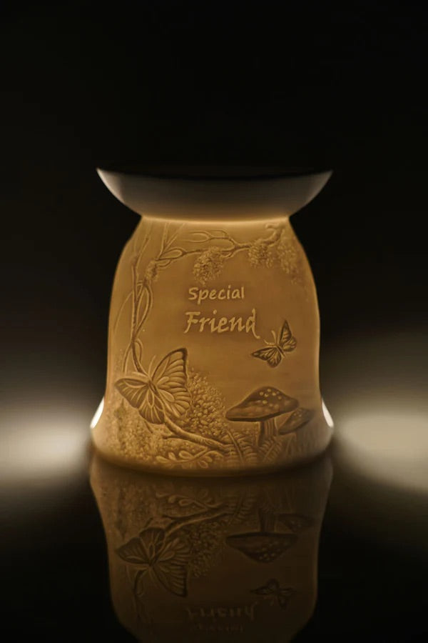 Cello Tealight Wax Melt Burner - Special Friend - Butterfly