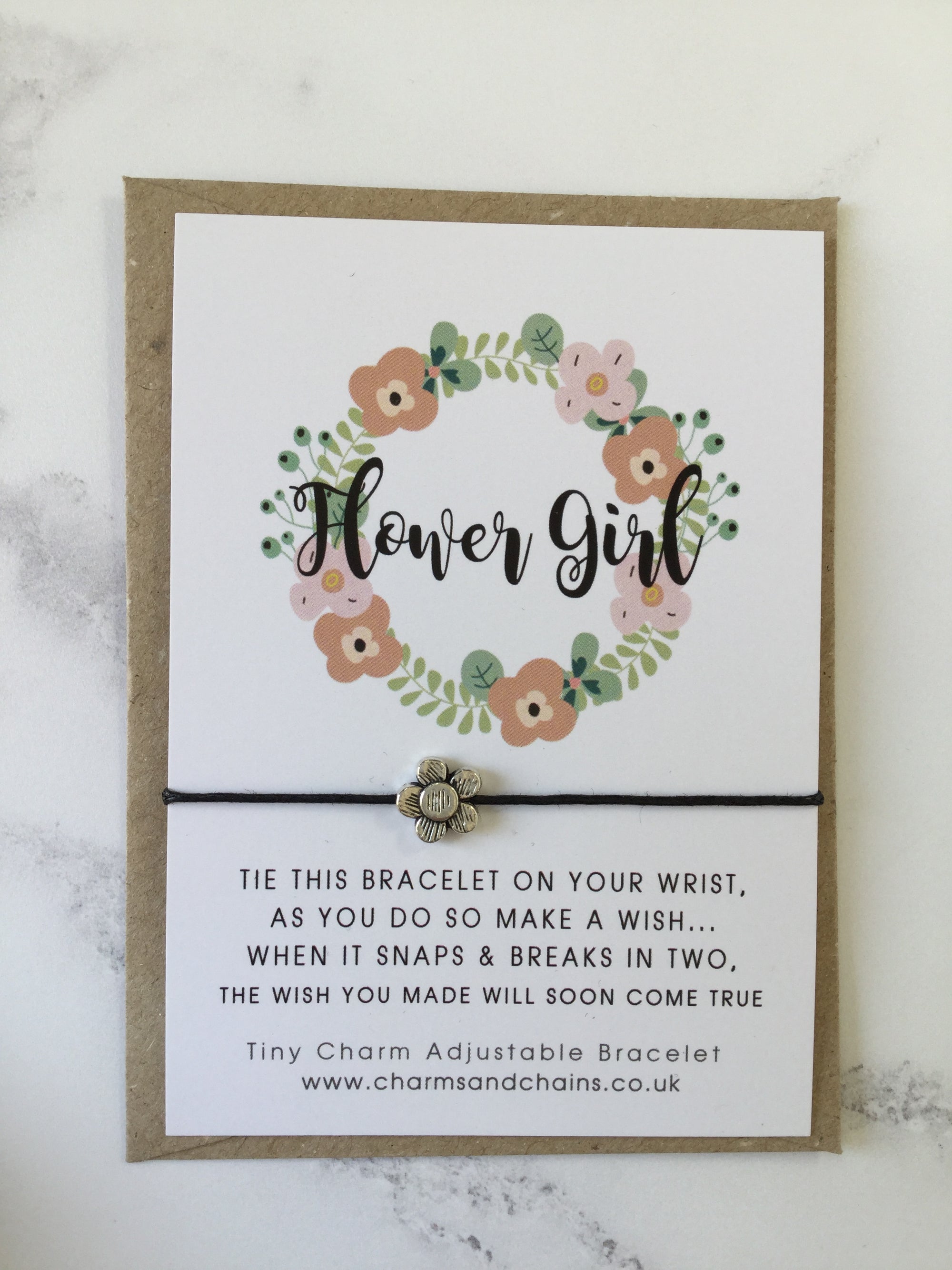 Flower Girl Wish Bracelet