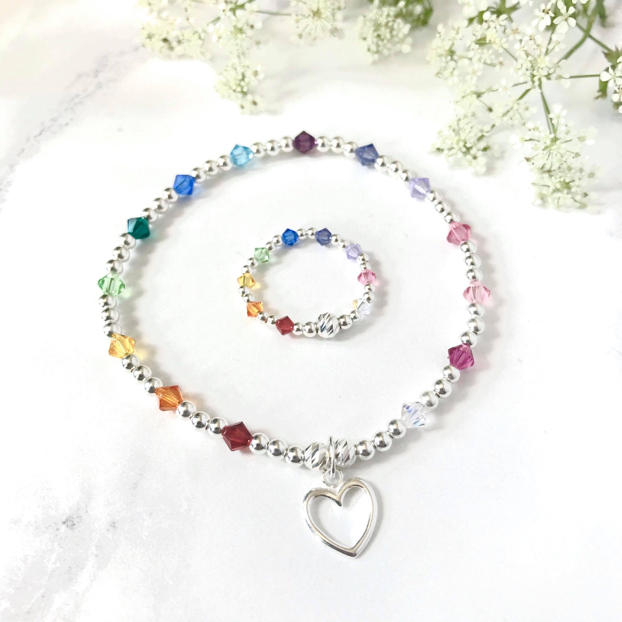 Jolu Jewellery Rainbow Love Bracelet 🌈
