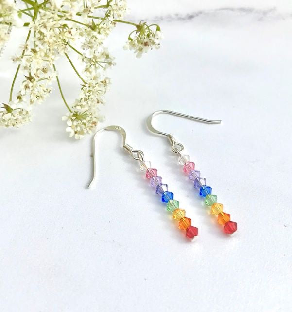 Jolu Jewellery Rainbow Drops Earrings š