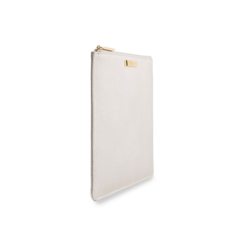 Katie Loxton Secret Message Pouch - Maid of Honor - Metallic White