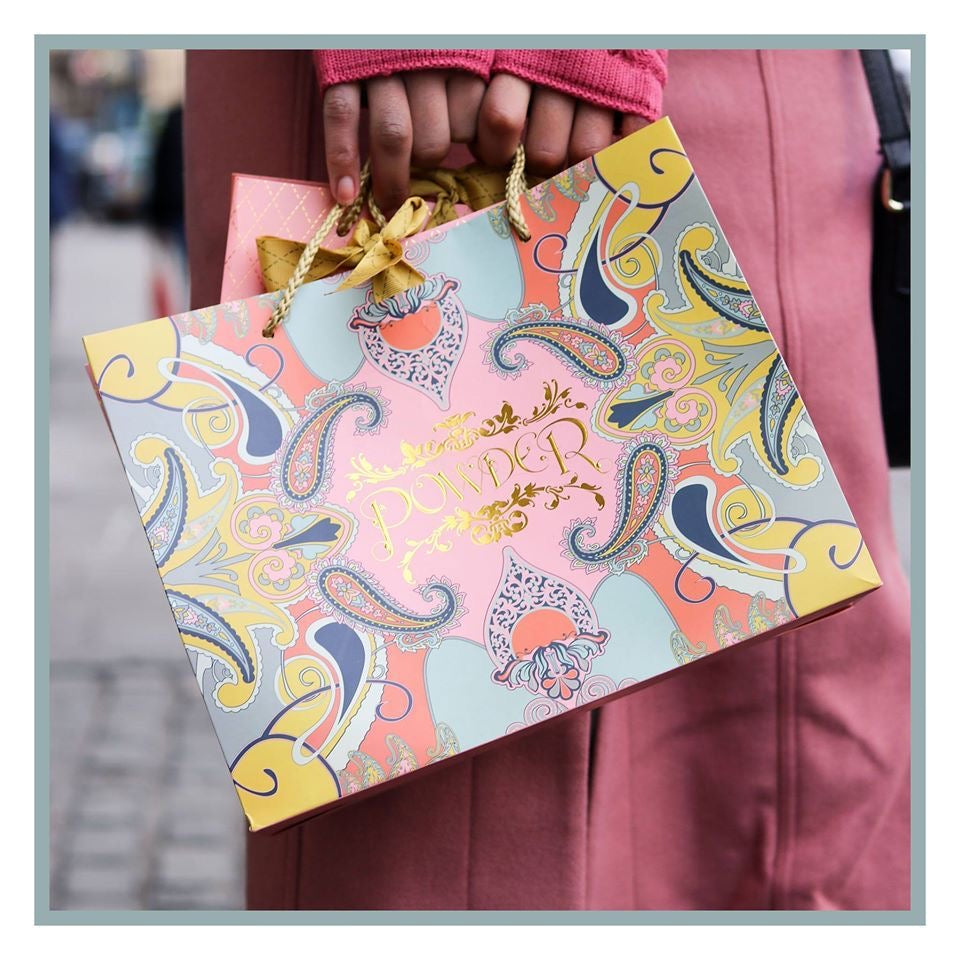 Powder Print Scarf - Glamping