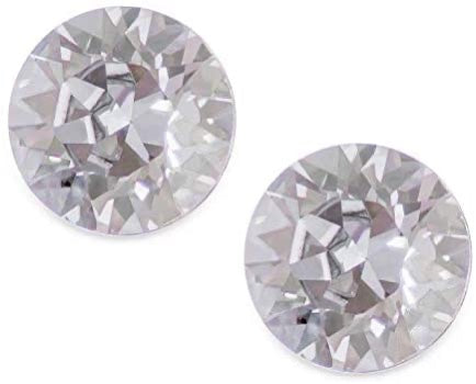 Byzantium 6mm Austrian Crystal Studs - Chaton -Crystal Plain