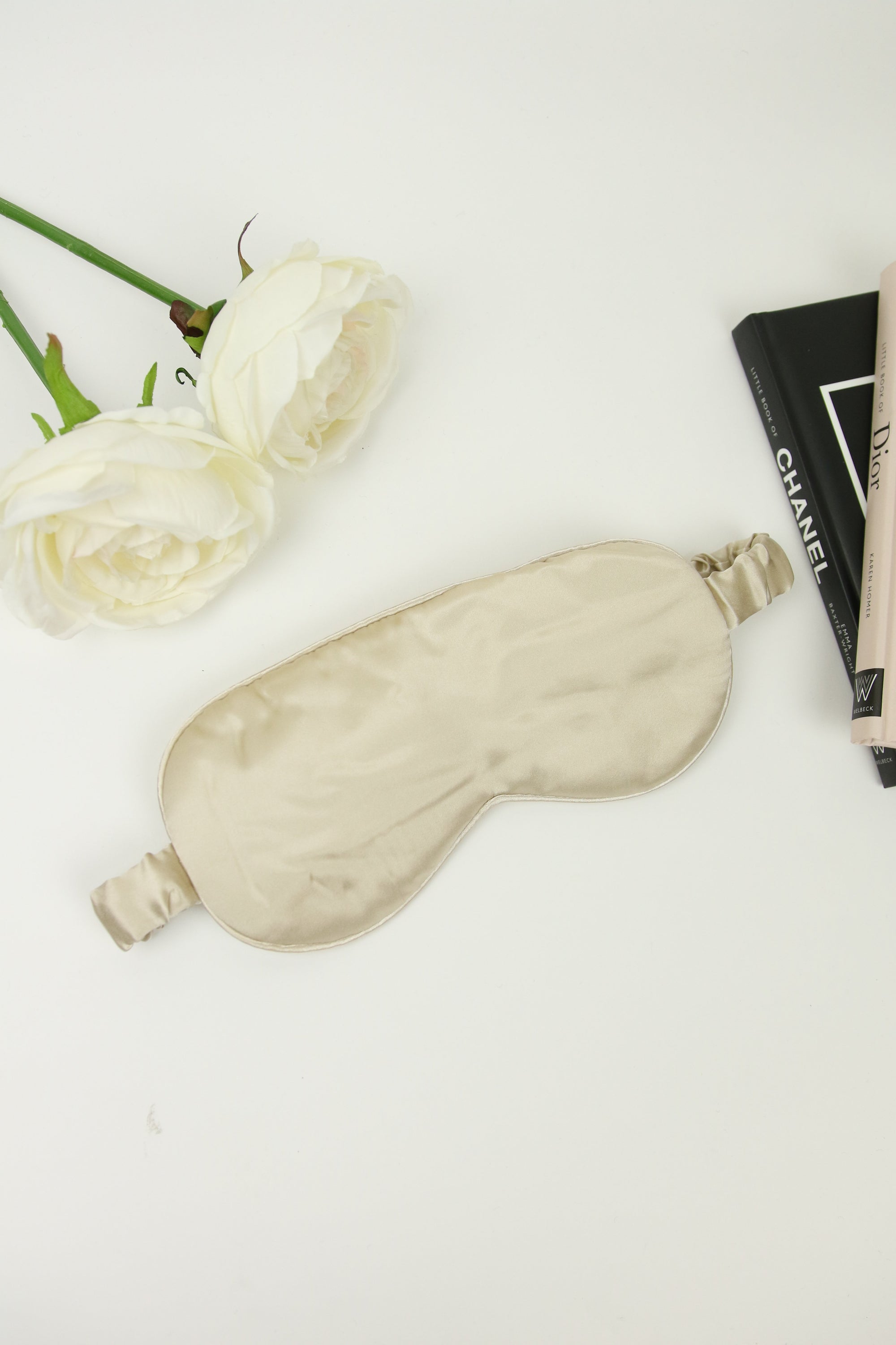 Pretty Props - 100% Silk Eye Mask - Ivory
