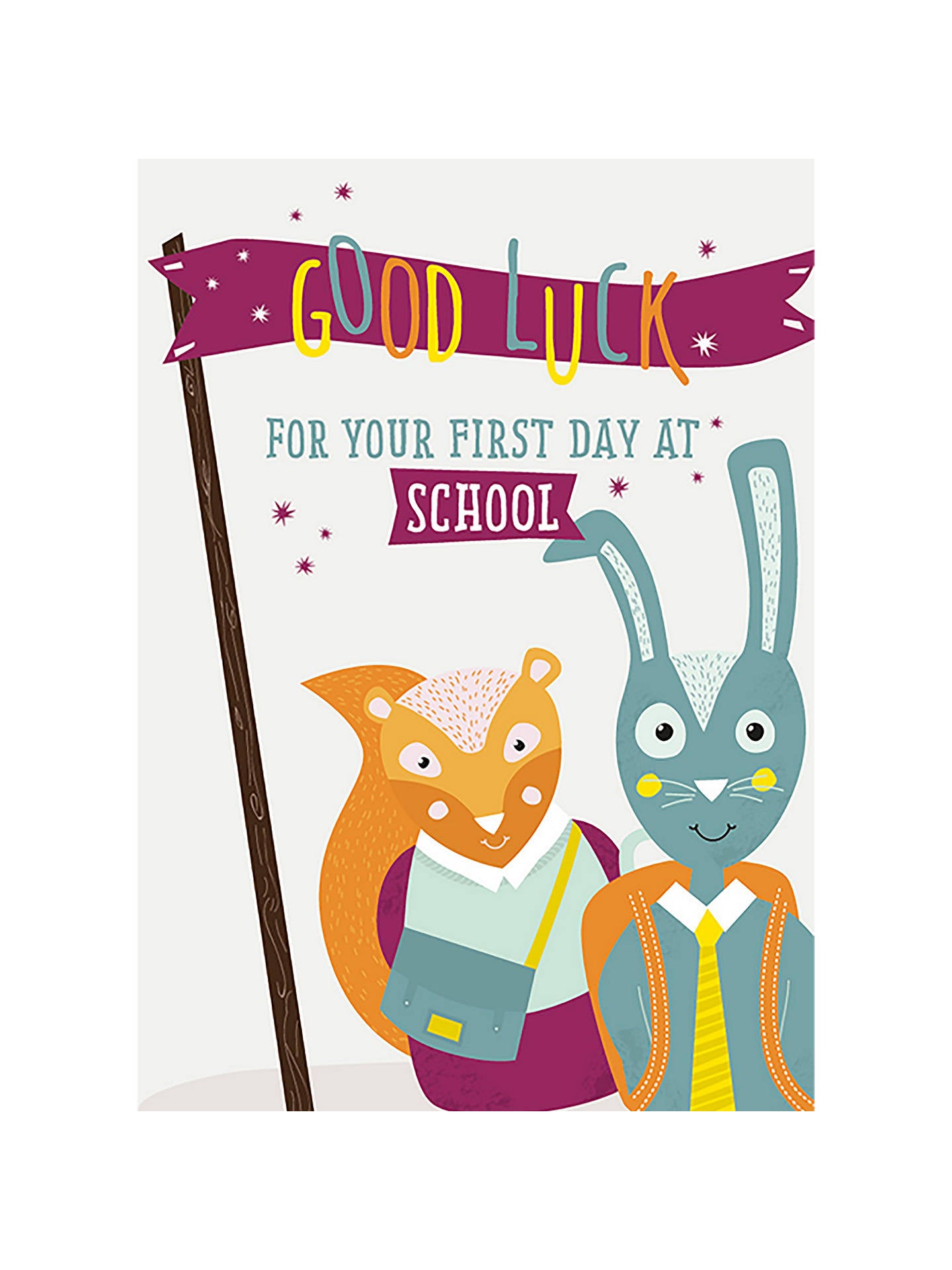 The Art File -First Day at School Card