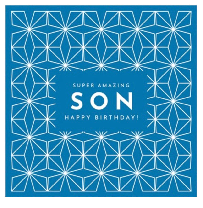 The Art File - Amazing Son Geometric Card