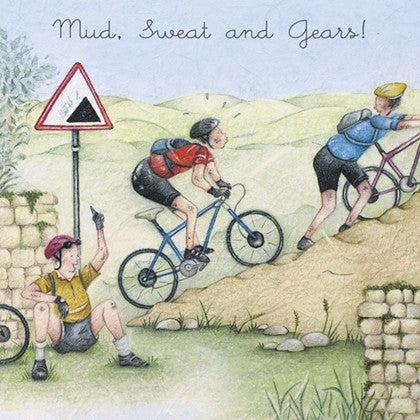 Berni Parker Blank Card - Mud, Sweat & Gears