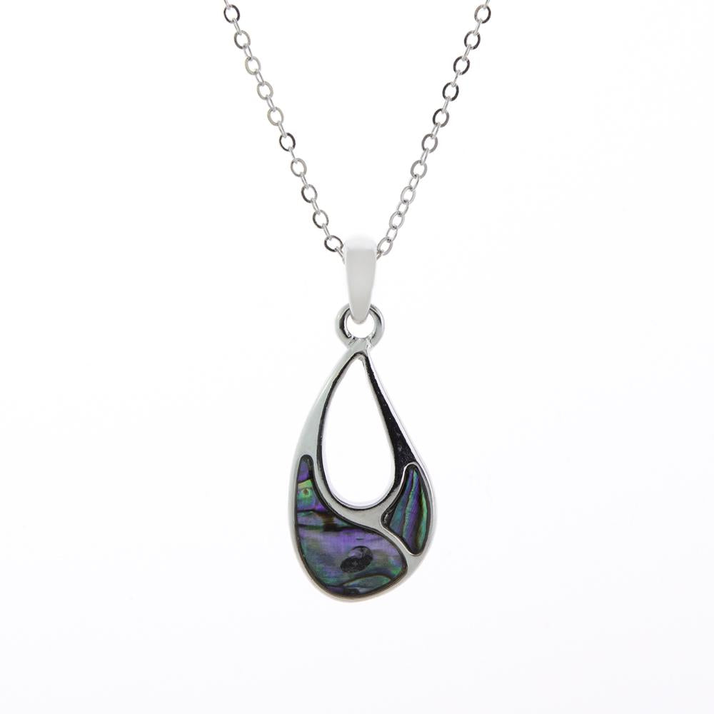 Byzantium Paua Shell Pendant - Cordelia