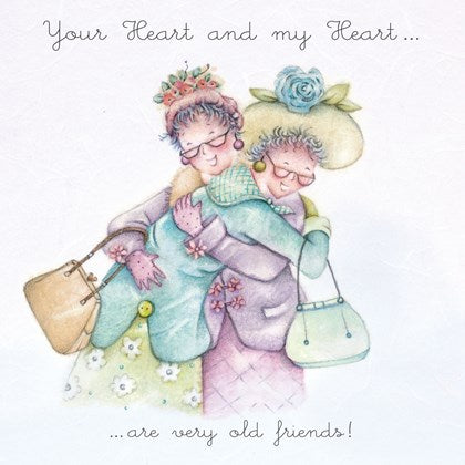 Berni Parker Blank Card - Old Friends
