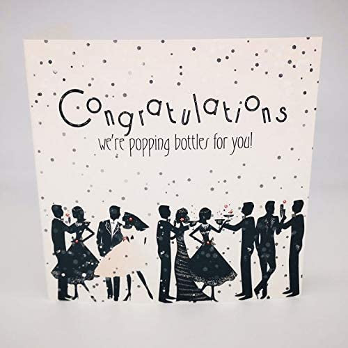 Five Dollar Shake Congratulations we’re popping bottles for you Card