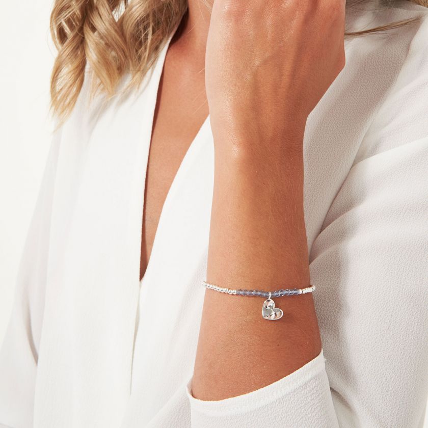 Joma Jewellery A little Birthstone March Aquamarine Bracelet