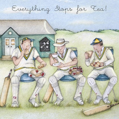Berni Parker Blank Card - Everything Stops for Tea