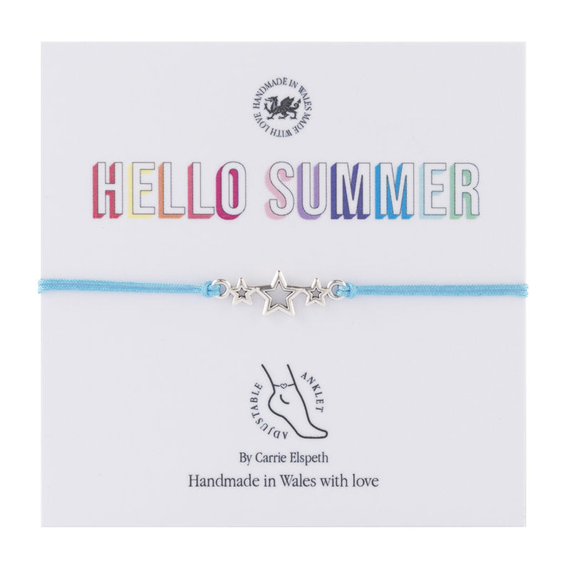 Carrie Elspeth Hello Summer Anklet - Stars